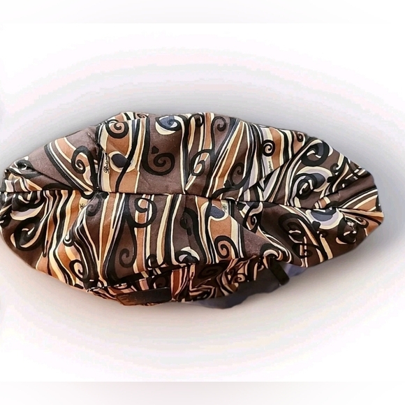 Brighton Large Black Leather Hobo Shoulder Bag Purse 18x12x8" - Picture 8 of 9